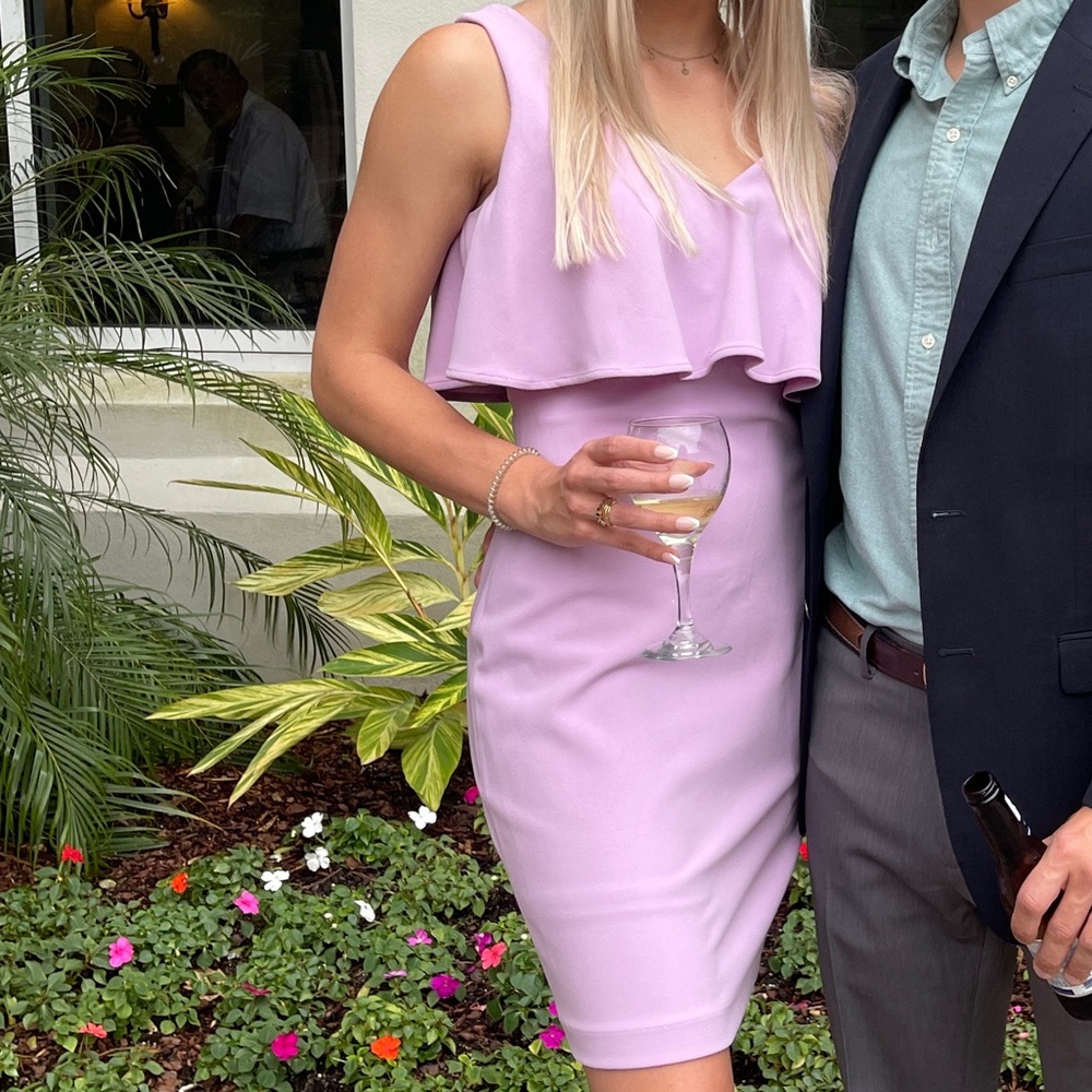 Badgley Mischka Lavendar Dress - 2